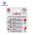 XLD Wholesale Fujitsu Ready-to-use AA Rechargeable NiMH 1.2V Min1900mAh Batteries